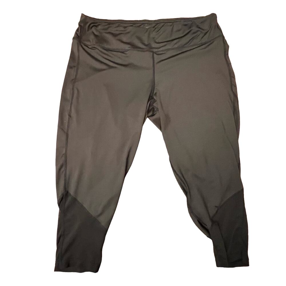 Pro Player Moisture Wicking Black Pro Sports Crop Pants Leggings Size XL